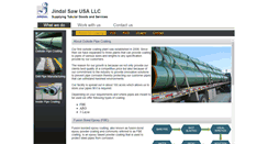 Desktop Screenshot of jindalsawusa.net